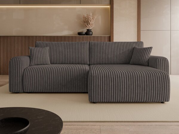 Mirjan24 Rohová sedacia súprava Veliso Sztruks Bis, Dostupné poťahy: Ambience 02 5903211537479