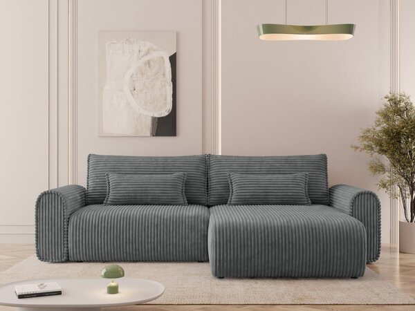 Mirjan24 Rohová sedacia súprava Suziser Sztruks, Dostupné poťahy: Ambience 03 5903211537752