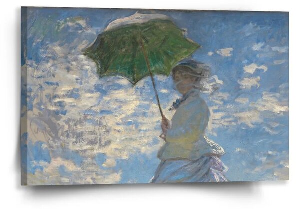 Sablio Obraz Dáma so slnečníkom - Claude Monet - 60x40 cm