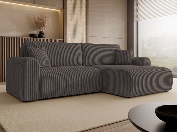 Mirjan24 Rohová sedacia súprava Veliso Sztruks Bis, Dostupné poťahy: Ambience 02 5903211537479