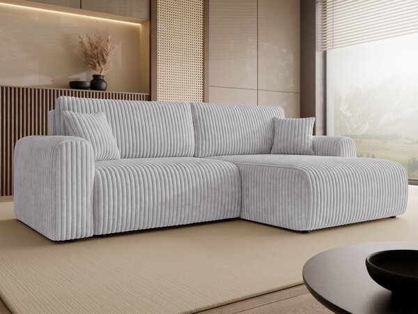 Mirjan24 Rohová sedacia súprava Veliso Sztruks Bis, Dostupné poťahy: Ambience 02 5903211537479