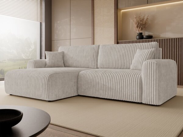 Mirjan24 Rohová sedacia súprava Veliso Sztruks Bis, Dostupné poťahy: Ambience 02 5903211537479