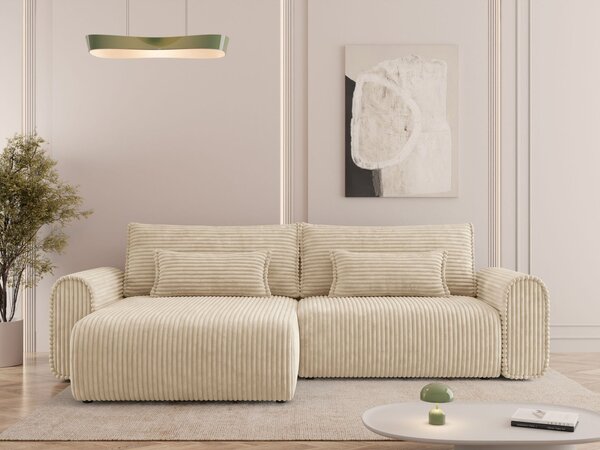 Mirjan24 Rohová sedacia súprava Suziser Sztruks, Dostupné poťahy: Ambience 03 5903211537752
