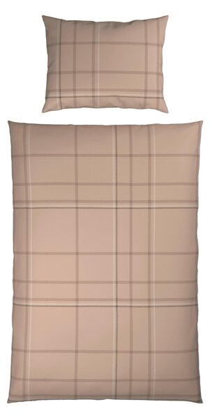 POSTEĽNÁ BIELIZEŇ, satén, taupe, 140/200 cm Esposa - Obliečky & plachty