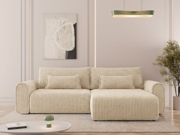 Mirjan24 Rohová sedacia súprava Suziser Sztruks, Dostupné poťahy: Ambience 03 5903211537752