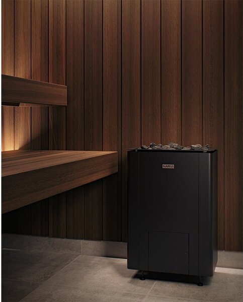 Narvi saunová pec elektrická Ultra Small WiFi 9 kW black