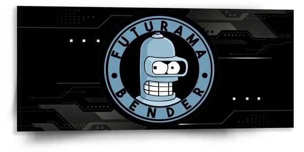 Sablio Obraz Futurama Bender Technology - 110x50 cm