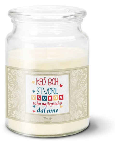 Sablio Sviečka Keď Boh stvoril vnukov - 500 g