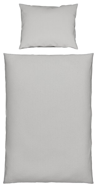 KREPOVÉ OBLIEČKY, seersucker, sivá, 140/200 cm Esposa - Obliečky & plachty
