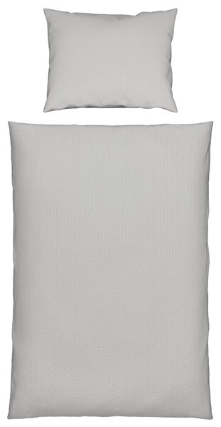 KREPOVÉ OBLIEČKY, seersucker, sivá, 140/220 cm Esposa - Obliečky & plachty