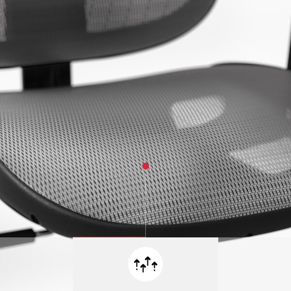 Kancelárska ergonomická stolička Diablo V-Basic, čierno-šedá