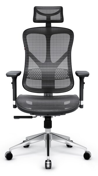 Kancelárska ergonomická stolička Diablo V-Basic, čierno-šedá