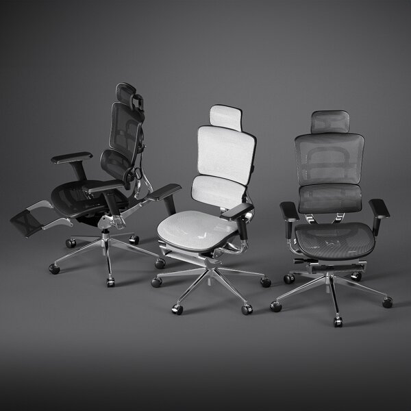 Kancelárska ergonomická stolička Diablo V-Master, čierna