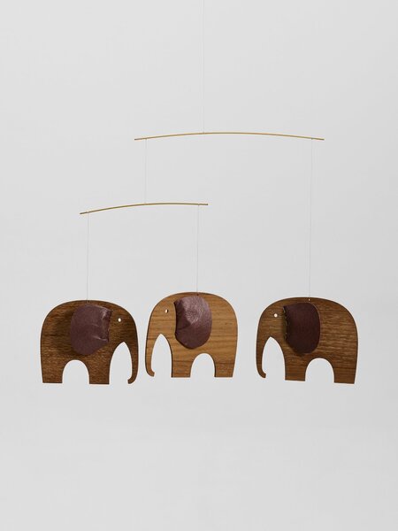 Kinet Baby Elephants 3, Wood