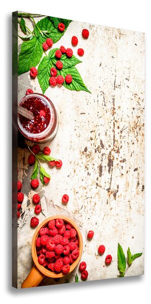 Vertikálny foto obraz na plátne Malinová marmeláda