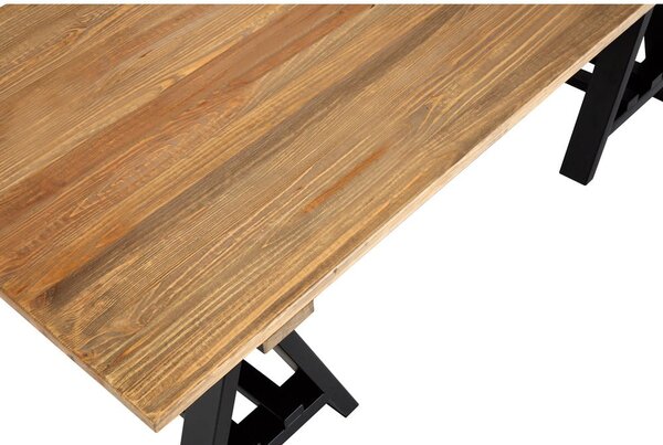 Konferenčný stolík s doskou z borovicového dreva v prírodnej farbe 80x140 cm Hampstead – Premier Housewares