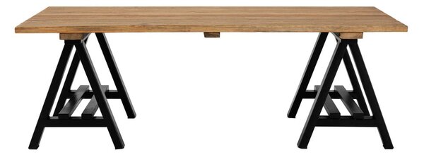 Konferenčný stolík s doskou z borovicového dreva v prírodnej farbe 80x140 cm Hampstead – Premier Housewares