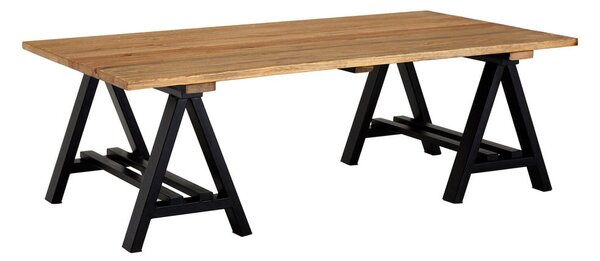 Konferenčný stolík s doskou z borovicového dreva v prírodnej farbe 80x140 cm Hampstead – Premier Housewares
