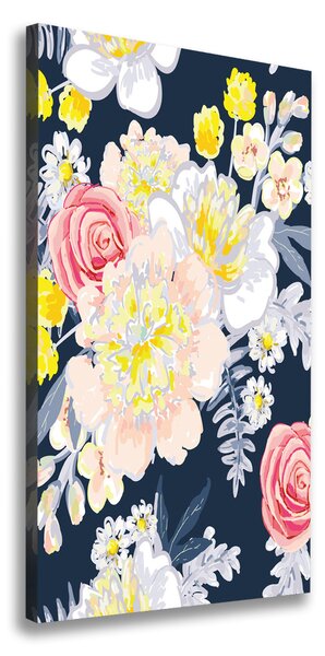 Vertikálny foto-obraz canvas do obývačky Kytice kvetov