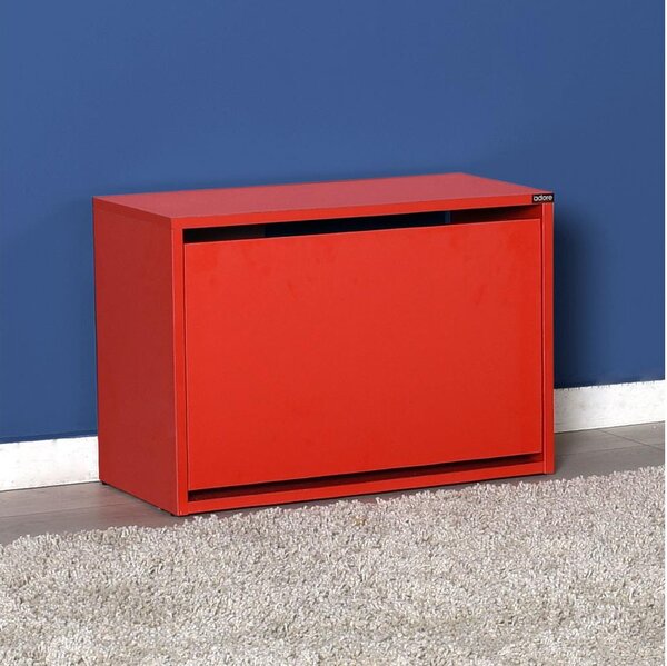 Adore Furniture Skrinka na topánky 42x60 cm červená AD0111 + záruka 3 roky zadarmo