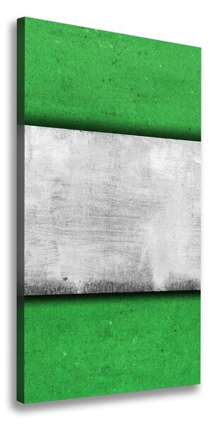 Vertikálny foto obraz na plátne do obývačky Zelená múr