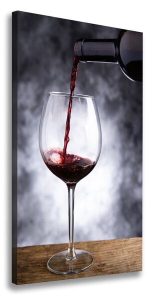 Vertikálny foto obraz na plátne Červené víno