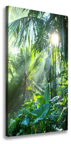 Vertikálny moderný obraz canvas na ráme Prales