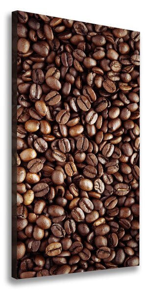 Vertikálny foto obraz na plátne do obývačky Zrnká kávy