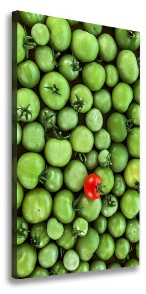 Vertikálny foto obraz na plátne Červená paradajka