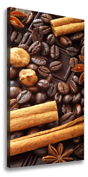 Vertikálny foto obraz na plátne Horká čokoláda