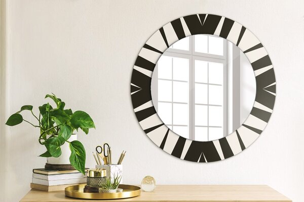 Zrkadlomat.sk Geometria abstrakcie Geometria abstrakcie Okrúhle dekoračné zrkadlo lsdo-00163
