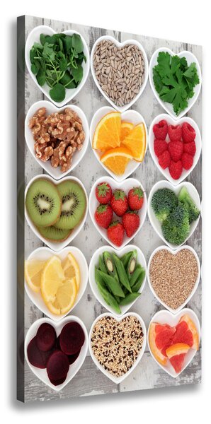 Vertikálny foto obraz na plátne Zdravá výživa