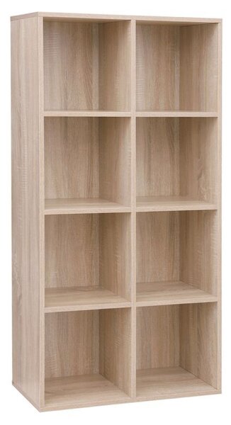 NovýNábytok.sk Regál Sande (dub prírodný). Vlastná spoľahlivá doprava až k Vám domov. 1137623