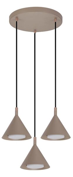 BRILAGI - Luster na lankách CONE TRIPLE ROUND 3xGX53/15W/230V béžová