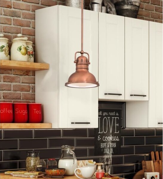 Westinghouse 6308440 - Luster na tyči BOSWELL 1xE27/60W/230V priemer 22 cm