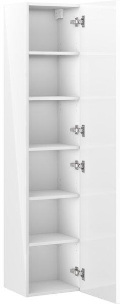 Mexen Orio kúpeľňový stĺp 35 cm, 1 dvere, biely lesk - 91A11-03016-1-BF00