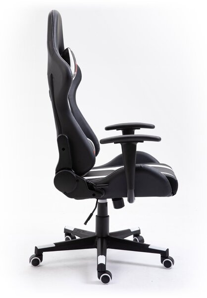 Ak furniture Herné kreslo F4G FG33 čierne/biele