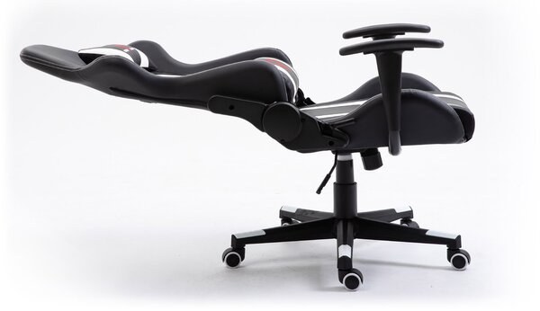 Ak furniture Herné kreslo F4G FG33 čierne/biele