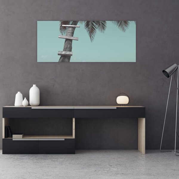 Obraz - Palma v Karibiku (120x50 cm)