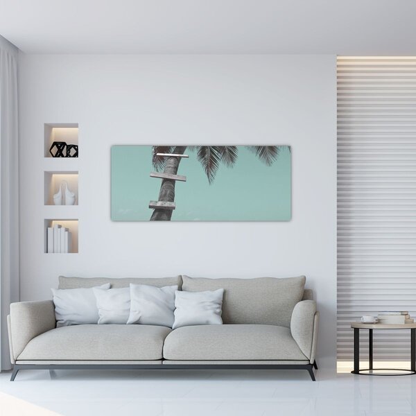 Obraz - Palma v Karibiku (120x50 cm)