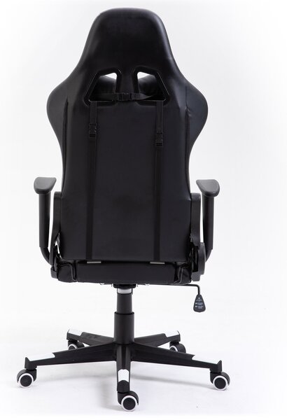 Ak furniture Herné kreslo F4G FG33 čierne/biele