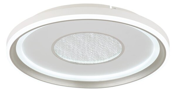 GLOBO 48558-48 EILA stropné svietidlo D480mm LED 48W 6000/2640lm 2700-6000K biela, krištáľový efekt, časovač, diaľkový ovládač