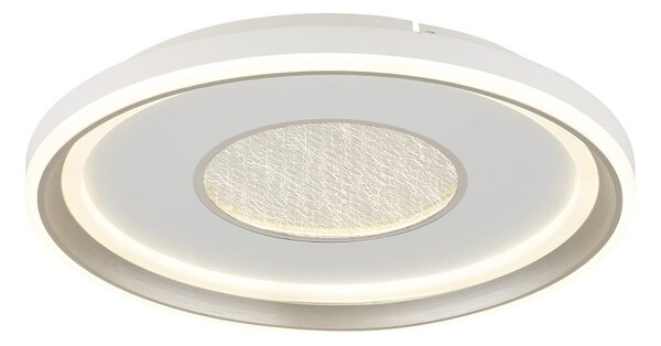 GLOBO 48558-48 EILA stropné svietidlo D480mm LED 48W 6000/2640lm 2700-6000K biela, krištáľový efekt, časovač, diaľkový ovládač