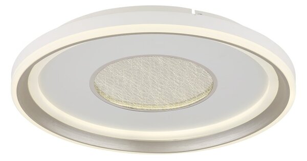 GLOBO 48558-48 EILA stropné svietidlo D480mm LED 48W 6000/2640lm 2700-6000K biela, krištáľový efekt, časovač, diaľkový ovládač