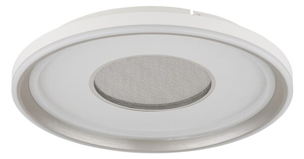 GLOBO 48558-48 EILA stropné svietidlo D480mm LED 48W 6000/2640lm 2700-6000K biela, krištáľový efekt, časovač, diaľkový ovládač