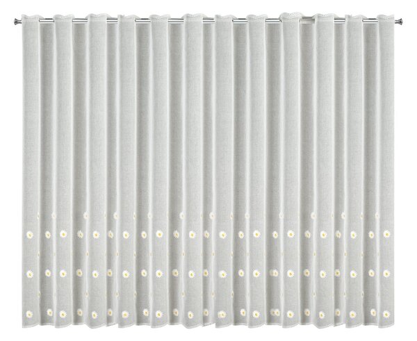 ZÁCLONA NA PÚTKACH BELLIS 350X145 CM KVETY