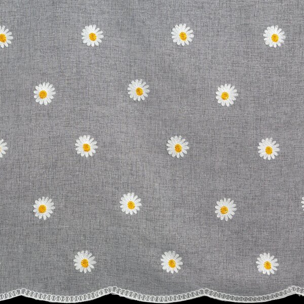 ZÁCLONA NA PÚTKACH BELLIS 350X145 CM KVETY