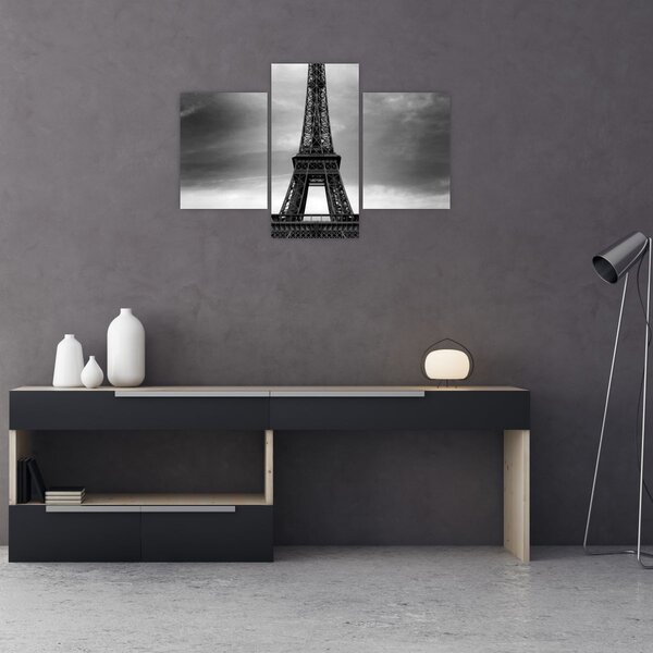 Obraz - Ružové auto v Paríži (90x60 cm)