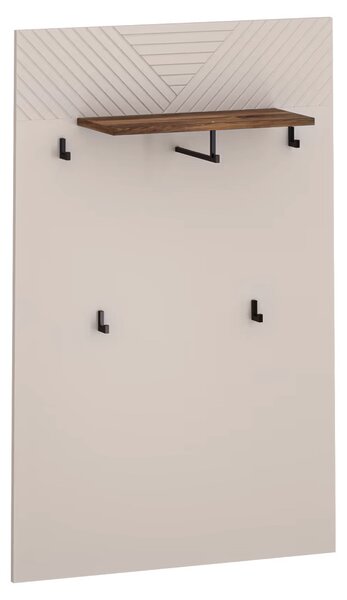 NovýNábytok.sk Vešiakový panel 80 cm Explicaba (kašmír + dub castello). Vlastná spoľahlivá doprava až k Vám domov. 1137793