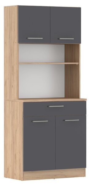 NovýNábytok.sk Kuchynský kút Domini New (dub artisan + grafit). Vlastná spoľahlivá doprava až k Vám domov. 1137818